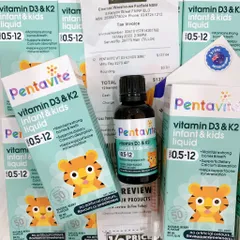 Siro Bổ Sung D3- K2 - Pentavite Vitamin D3 & K2 30ml