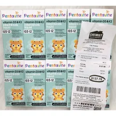 Siro Bổ Sung D3- K2 - Pentavite Vitamin D3 & K2 30ml