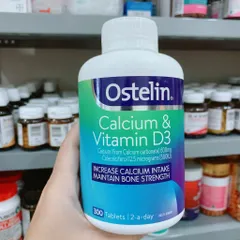 Viên Uống Bổ Sung Canxi và Vitamin D3 Ostelin Calcium & Vitamin D3