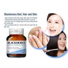 Hỗ trợ đẹp da, móng, tóc - BM Nails, Hair & Skin 60 viên, giúp móng chắc khỏe, tóc giảm gãy rụng