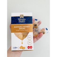 [Hộp 15 viên] Kẹo Ngậm Mật ong (4 vị) Manuka Honey Drops MGO400+