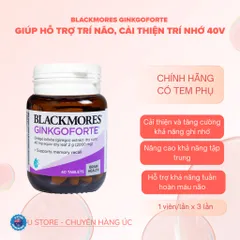 Viên Uống Bổ Não Tăng Cường Trí Nhớ Blackmores Ginkgoforte