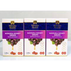 [Hộp 15 viên] Kẹo Ngậm Mật ong (4 vị) Manuka Honey Drops MGO400+