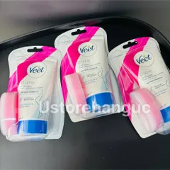Kem Tẩy Lông Veet cho da nhạy cảm, mịn màng tức thì - Veet Pure In Shower Hair Removal Cream sensitive skin legs & body