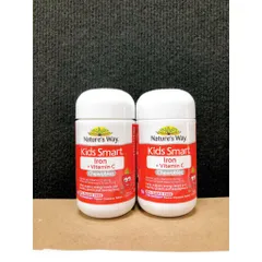 Kẹo ngậm bổ sung sắt & vitamin C Cho Bé Nature’s Way Kids Smart Iron + Vitamin C