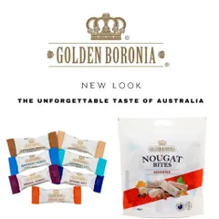 Kẹo Nougat Úc nhiều vị - Golden Boronia  - kẹo hạt hạnh phúc - thích hợp làm quà biếu tặng