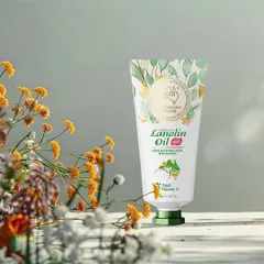 Kem Dưỡng Ẩm Da Tay GM Lanolin Oil Hand Cream 70g, giúp da mịn màng, mềm mại, săn chắc