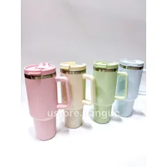 Ly giữ nhiệt dung tích lớn màu pastel, kèm ống hút - Crofton Travel Mug 1.1L giữ lạnh 16h, giữ nóng 7h