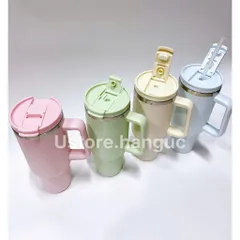 Ly giữ nhiệt dung tích lớn màu pastel, kèm ống hút - Crofton Travel Mug 1.1L giữ lạnh 16h, giữ nóng 7h