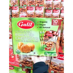 [Lẻ 1 túi] Hạt Dẻ Rang Hữu Cơ Galil Organic Roasted Chestnuts