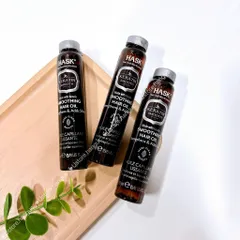 Dầu Dưỡng Bóng, Phục Hồi Tóc Hư Tổn Hask 18ml, dầu dừa, dầu Argan, Keratin, ... phù hợp đem theo bất cứ lúc nào