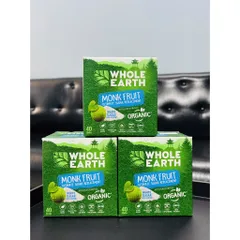 Đường Ăn Kiêng Hữu Cơ Chiết Xuất Từ Quả La Hán Kết Hợp Erythritol - Whole Earth Monk Fruit