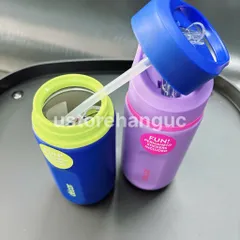 Bình Nước Décor Cho Bé có Sticker 500ml Kids Water Drink Bottle