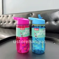 Bình Nước Décor Cho Bé có Sticker 500ml Kids Water Drink Bottle