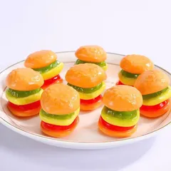 Kẹo dẻo hương trái cây hình burger Trolli Party Burger Minis 230g thích hợp làm quà tặng cho bé
