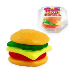 Kẹo dẻo hương trái cây hình burger Trolli Party Burger Minis 230g thích hợp làm quà tặng cho bé