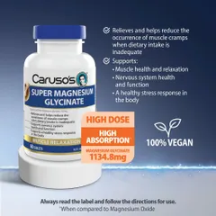 Viên uống CARUSO’S bổ sung Magnesium và Vitamin K2 +D3
