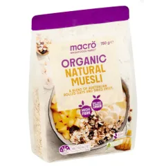Yến Mạch Hữu Cơ Kết Hợp Với Trái Cây Sấy Khô Macro Organic Natural Muesli