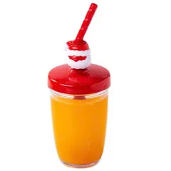 Cốc Khuấy Nước, Cốc Pha Sữa Thủ Công Có Ống Hút Joie Christmas 300ml