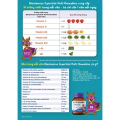 Viên nhai bổ sung vitamin tổng hợp cho bé Blackmores Superkids Multi Chewwables 60 viên (có tem phụ)