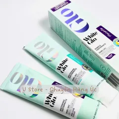 Kem đánh răng làm trắng White Glo 205g, loại bỏ vết ố vàng | thành phần than hoạt tính