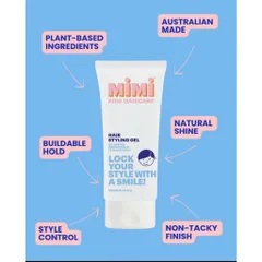 Gel Tao Kiểu Tóc Dành Cho Trẻ Em giữ nếp cả ngày mà không gây khô cứng - MiMi Kids Haircare HAIR GEL 150ML