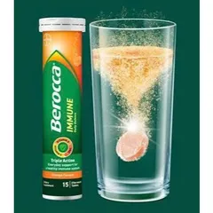 Viên sủi bọt ba tác động hỗ trợ miễn dịch Berocca Immune Daily Defence