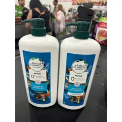 Bộ Dầu Gội Và Dầu Xã Phục Hồi Tinh Chất Thảo Mộc dầu Argan Herbal Essences Bio Renew 1.2L