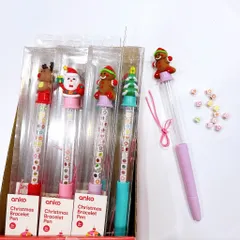DIY bút vòng tay giáng sinh/Noel - Anko christmas bracelet pen 3+
