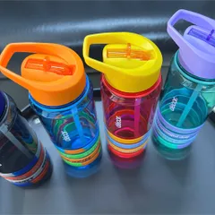 Bình nước nhựa Tritan trong suốt, dạng ống hút Décor 750ml