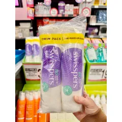 Bông tẩy trang Swisspers Úc - từ 100% Cotton nguyên chất | make-up pad