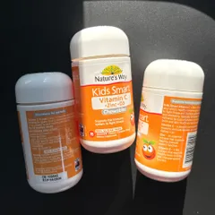 Viên Nhai Bổ Sung Vitamin-Kẽm-D3 cho bé từ 2 tuổi | Nature's Way Kids Smart Vitamin C+ZinC+D3