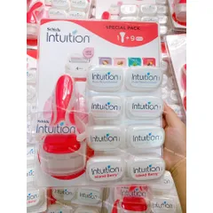 Set dao cao Schick Intuition tạo bọt 9+1 chuyên dụng body, lông chân, tay, nách