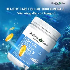 Viên Uống Dầu Cá Tự Nhiên Healthy Care Fish Oil Omega-3 1000mg 400v
