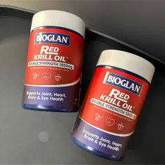 Bioglan Red Krill oil double strength 1000mg hỗ trợ khớp, tim và não