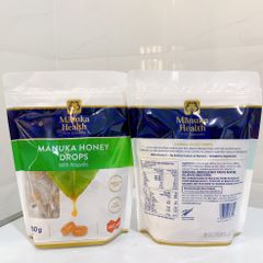 Kẹo Ngậm Mật Ong Vị Keo Ong Manuka Honey Dorops MGO 400+ gói 58 viên