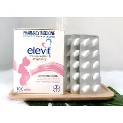 [Combo] Dành cho ba mẹ chuẩn bị có em bé Elevit bầu 100v + Menevit nam 90v
