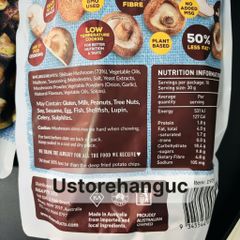 (Úc) Mẫu mới 300g Nấm Sấy Khô Giòn DJ&A Shiitake Mushroom Crisps