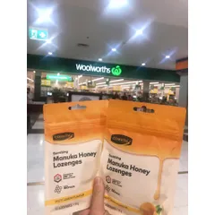 [combo] Kẹo ngậm mật ong vị chanh Comvita Manuka Honey Lozenges 12 viên