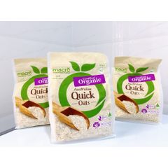 Yến Mạch Hữu Cơ Macro Organic Quick Oats Và Rolled Oats