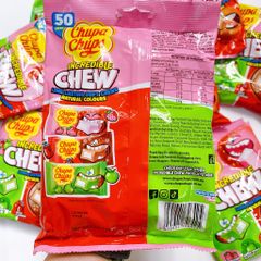 [Úc] Kẹo Mềm 3 vị {dâu, táo, cola} Chupa Chups Incredible Chews 50 viên