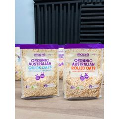 Yến Mạch Hữu Cơ Macro Organic Quick Oats Và Rolled Oats