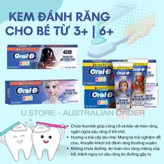 Kem Đánh Răng Có Fluoride Cho Bé, Bảo Vệ Răng Sữa, Ngừa Sâu Răng, Hương Trái Cây Dễ Chịu