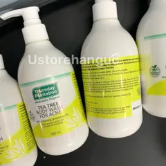 Sữa Tắm Ngừa Mụn Lưng Với Tinh Dầu Tràm Trà, Dầu Sả Tươi Mát Thursday Plantation Tea Tree Body Wash For Acne