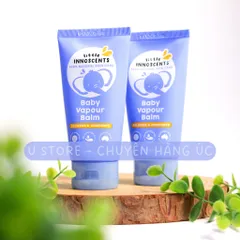 Dầu ấm ngực cho bé từ sơ sinh - Organic little Baby Vapour Balm 75ml thoải mái dễ chịu