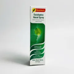 Xịt thông mũi, giảm nghẹt mũi Úc tinh dầu khuynh diệp/bạch đàn 50ml làm sạch dưỡng ẩm mũi