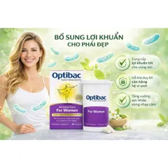 Men vi sinh OPTIBAC dành cho phụ nữ Intimate Flora For Women, hàng order các loại