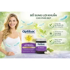 Men vi sinh OPTIBAC dành cho phụ nữ Intimate Flora For Women, hàng order các loại