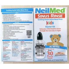 Bộ Vệ Sinh Mũi Cho Bé Neilmed Sinus Rinse Kids dành cho bé từ 2 tuổi trở lên