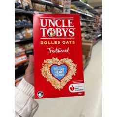 Yến mạch Úc Uncle Tobys Rolled Oats Traditional, giàu chất xơ, cung cấp năng lượng